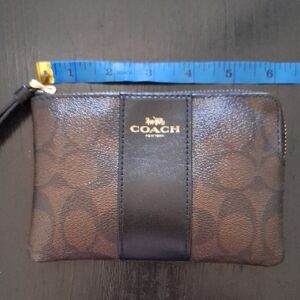Coach Brown and Black Wallets with Signature Monogram